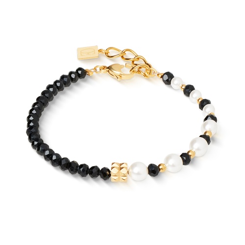 Браслет Coeur de Lion Black-White, 4313/30-1314