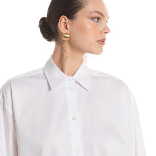 Серьги Katerina Vassou, Zenith, со сферой и цепями, KV25.2-404937G золотистый фото 2