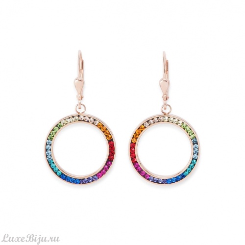 Серьги Coeur de Lion Multicolour 4957/20-1500