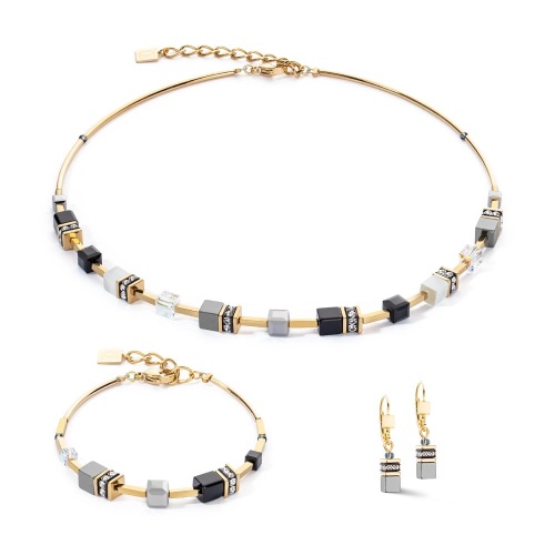 Серьги Coeur de Lion Black-White-Grey, 2800/20-1333 фото 2