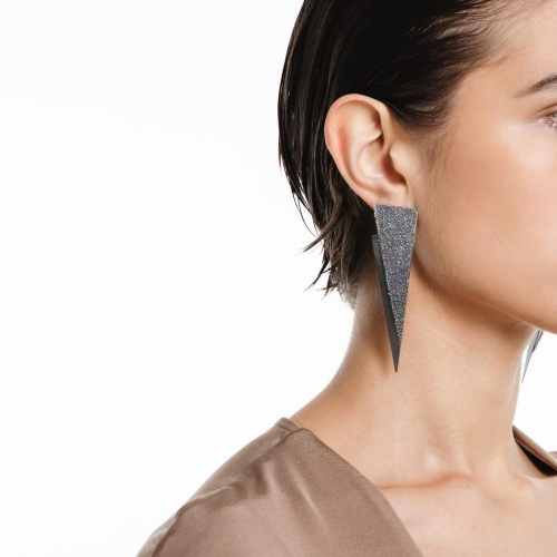 Серьги Katerina Vassou, Rebutia, с цветными кристаллами, KV24.1-309018B серебристый фото 3