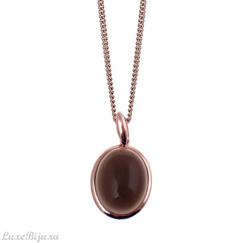 Колье Qudo Halskette Alina smoky quartz 200029 RG