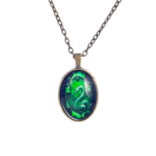 Колье Lanzerotti, Verde, двойное, жад, хризопраз, кристаллы, змея, LZ-24.12-568 зеленый фото 2