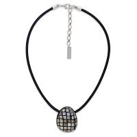 Колье Nature Bijoux, Rivoli, с перламутровой мозайкой, NB26.2-15-43902 серый
