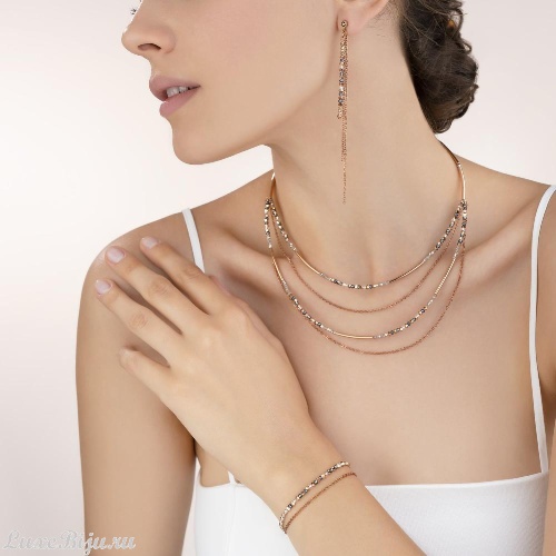 Колье Coeur de Lion Rose Gold-Grey 5040/10-1200 фото 4