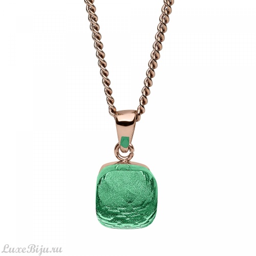 Колье Qudo Firenze smaragd 400086.1 G/RG