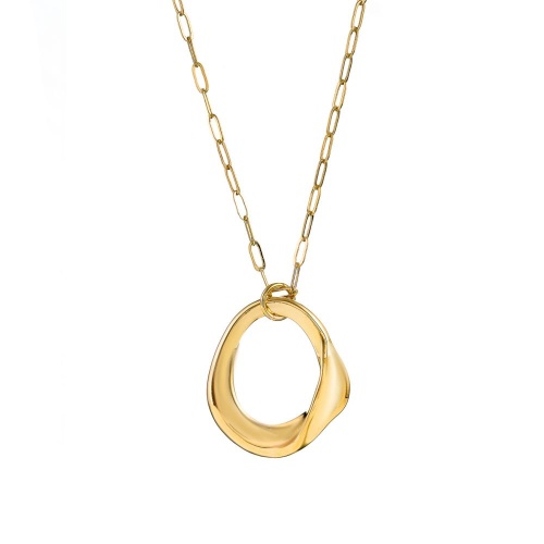 Колье Moon Paris, Ringo, с подвеской в форме кольца, MR-26.01-048 золотистый фото 2