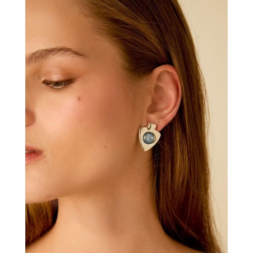 Серьги VIDDA, Fire, с кристаллом Swarovski, VD25.2-02321 серый фото 3