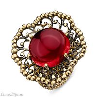 Кольцо Fiore di Firenze AN1154 GRANATO
