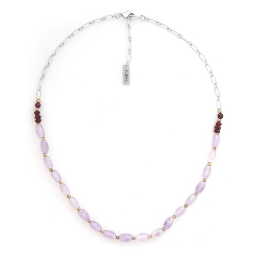 Колье Nature Bijoux, Gotborg, с аметистом и гранатом, NB25.2-15-43664 сиреневый