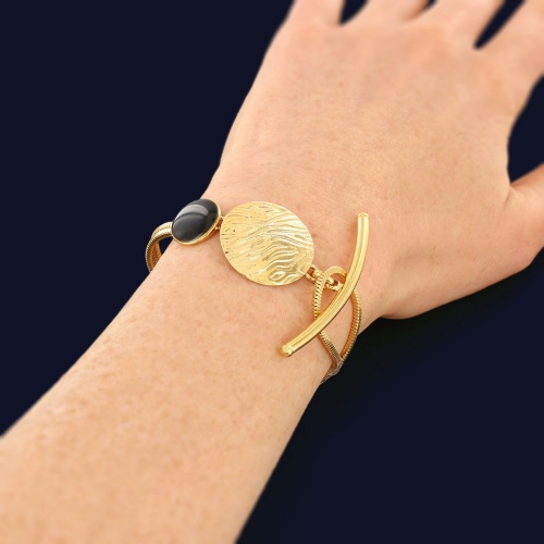 Браслет TARATATA, Instinct, со смолой и слюдяным порошком, TT-H25-10315-204 синий фото 2