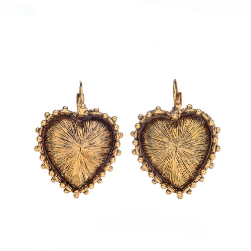 Серьги Celeste G, с сердцем, CS26.1-2052 серебристый фото 2