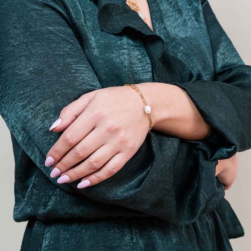 Браслет Fiore Luna PERLE, CB03168-2 BW/G фото 2