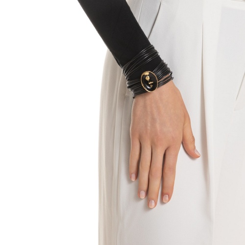 Браслет Katerina Vassou, Solar Flare, с элементами из сусального золота, KV25.2-404679GBLACK черный фото 2