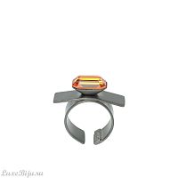 Кольцо Katerina Vassou, Solo, разъемное, с кристаллом, KV26.1-406210B оранжевый