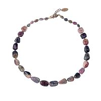 Колье Lanzerotti, Elisir, с турмалином и гематитом, LZ-25.10-313 коричневый