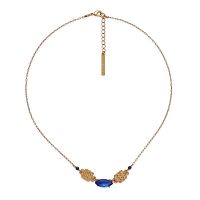 Колье Franck Herval, Charlie, с кристаллом Swarovski и лазуритом, FH26.2-15-64700 синий