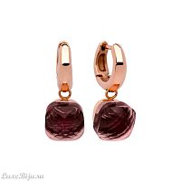 Серьги Qudo Firenze purpur 300182 V/RG