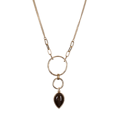 Колье Fiore Luna COFFE AGATE, LN3171-3 BR/G фото 3