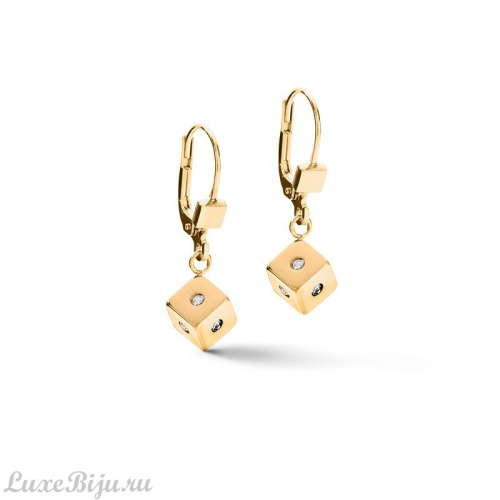 Серьги Coeur de Lion Light Blue-Gold 5080/20-0745 фото 2
