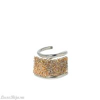 Кольцо Katerina Vassou, Phrase, разъемное, с кристаллами, KV26.1-406122B серебристый