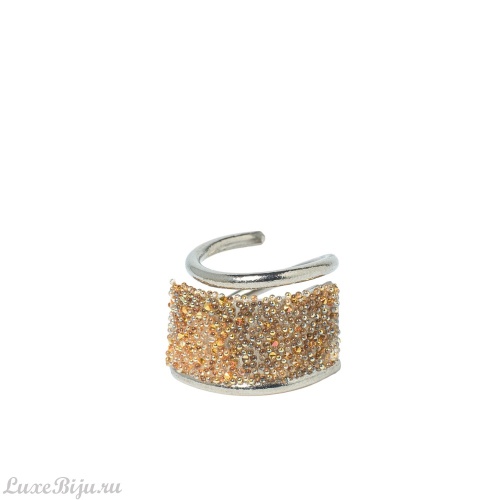 Кольцо Katerina Vassou, Phrase, разъемное, с кристаллами, KV26.1-406122B серебристый