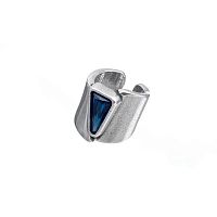 Кольцо Tra-la-ra, Odisea, разъемное, с кристаллом, TLR24-237P301 синий