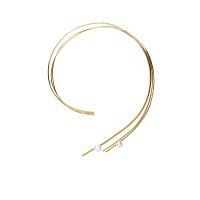 Колье Katerina Vassou, Buttress, гривна с жемчугом, KV26.1-401045G золотистый