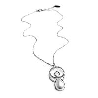 Колье Catherine Bijoux, Elegant pearl, c жемчугом, CB24.2-5330A серебристый