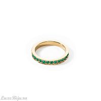 Кольцо Coeur de Lion Dark Green-Gold, 0127/40-0549 60