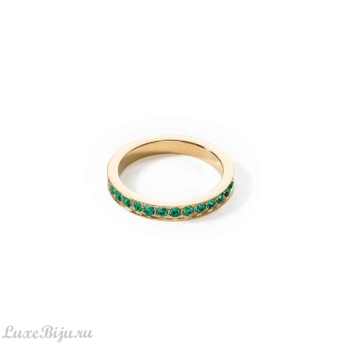 Кольцо Coeur de Lion Dark Green-Gold, 0127/40-0549 60