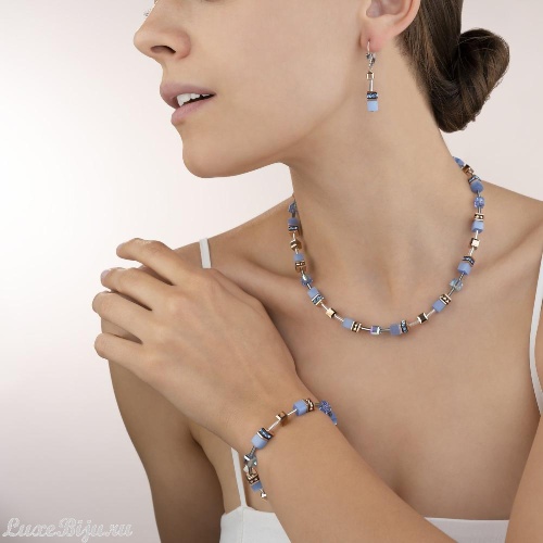 Колье Coeur de Lion Light Blue 4016/10-0720 фото 4