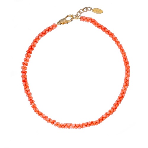 Колье Lanzerotti, Anne with an E, с кораллом, LZ-25.08-260 розовый