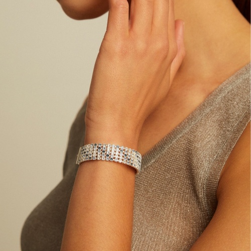 Браслет VIDDA, Eternity, с кристаллами Swarovski, VD23.2-01797 голубой фото 3