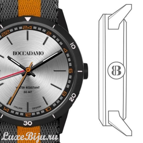 Часы Boccadamo Navy Black Silver NV027 BW фото 2