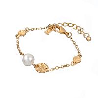 Браслет Dansk Copenhagen, Audrey, с жемчугом, DNSK26.1-7C2507010 золотистый