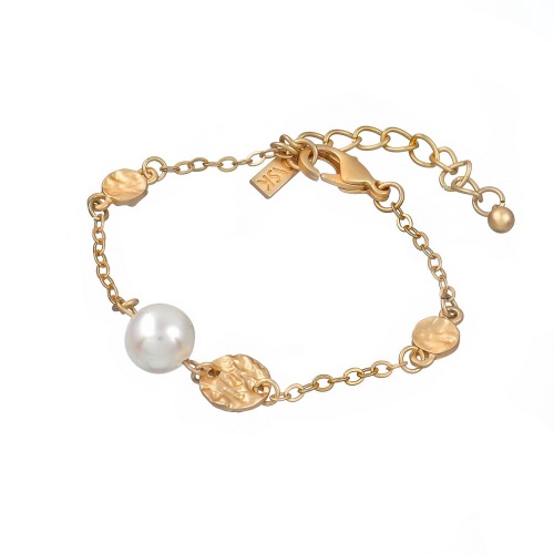 Браслет Dansk Copenhagen, Audrey, с жемчугом, DNSK26.1-7C2507010 золотистый