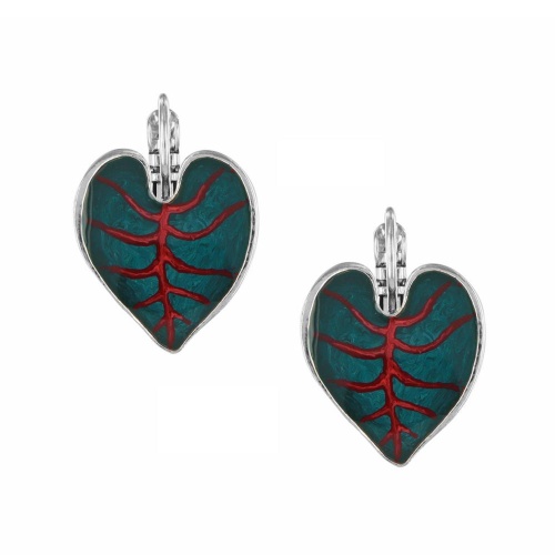 Серьги TARATATA, Fabuleuse, с цветной смолой и узорами, TT-W25-01704-10M серебристый