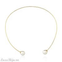 Колье Possebon White Pearl B0500.1 BW/G