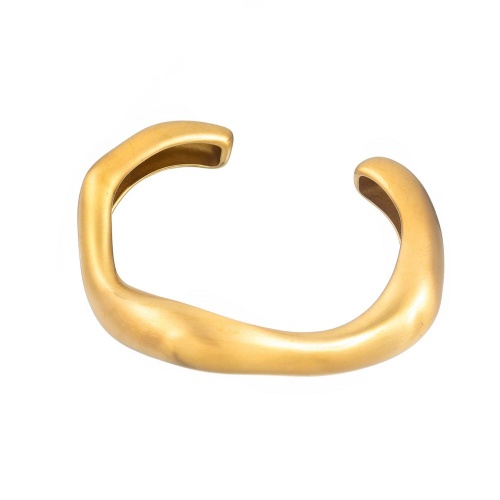 Браслет Dansk Copenhagen, Courage Waterproof, кафф из матовой органической стали, DNSK26.1-7W2507007 золотистый