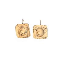 Серьги Celeste G, в форме квадрата, CS26.1-1476 золотистый