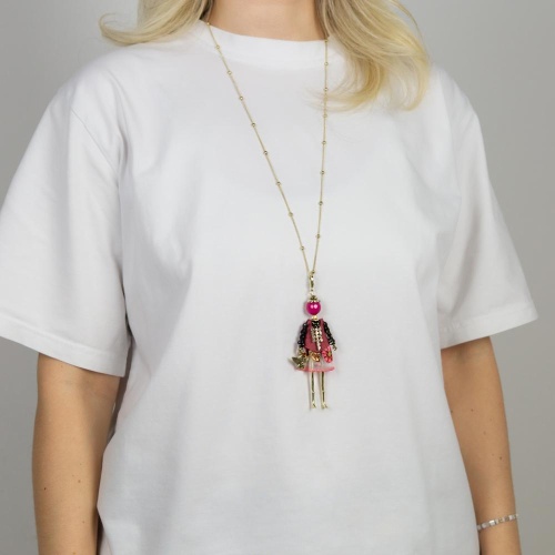 Подвеска Miamelie, кукла Амина, MiA-2604-CL8884 золотистый фото 2