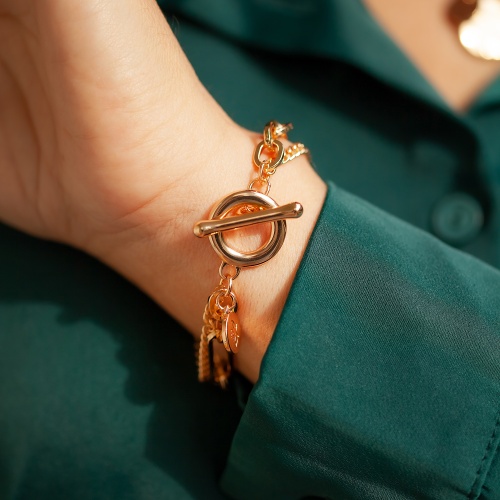 Браслет Fiore Luna Double Togl, CL6097 G фото 4