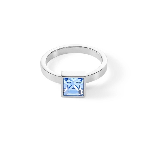 Кольцо Coeur de Lion Light Blue-Silver 16.5 мм, 0500/40-0741 52