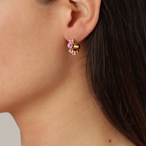 Серьги Dyrberg Kern JENNA SG LIGHT ROSE, 380093 R/G фото 2