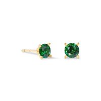 Серьги Coeur de Lion Dark Green-Gold, 0207/21-0549
