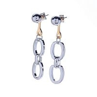 Серьги Moon Paris, Ringo, с подвесками, MR-21.06-252 серебристый