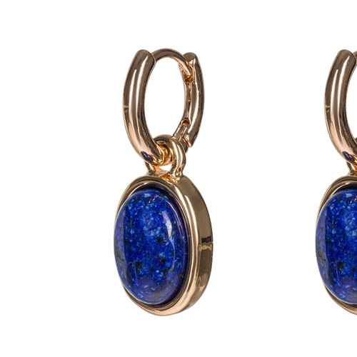 Серьги Fiore Luna NATURAL LAPIS, LE1200 BL/G фото 3