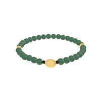 Колье VIDDA, Hera, с авантюрином и кожей, VD25.1-02171203 зеленый, 50см