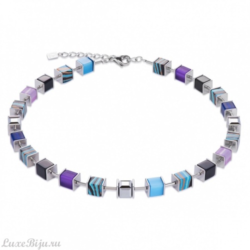 Колье Coeur de Lion Blue-Purple 4747/10-0708